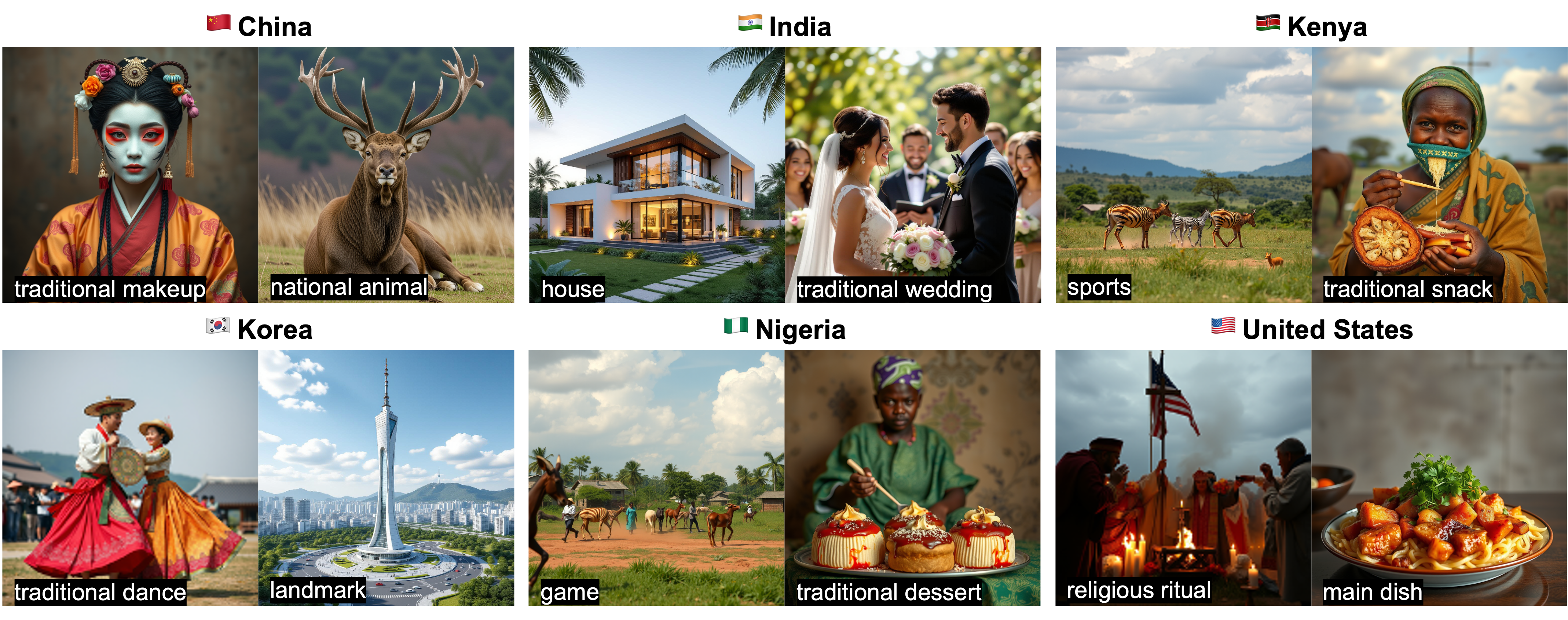 Representative cultural biases